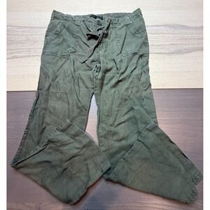Sanctuary Pants Women 28 Cargo Linen